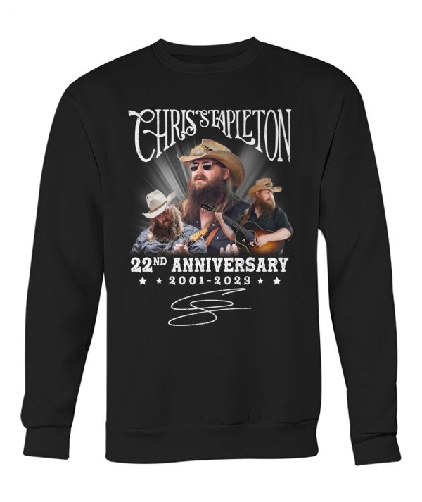 Chris Stapleton 22nd Anniversary 2001 – 2023 T-Shirt