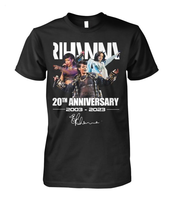 Rihanna 20th Anniversary 2003 – 2023 T-Shirt