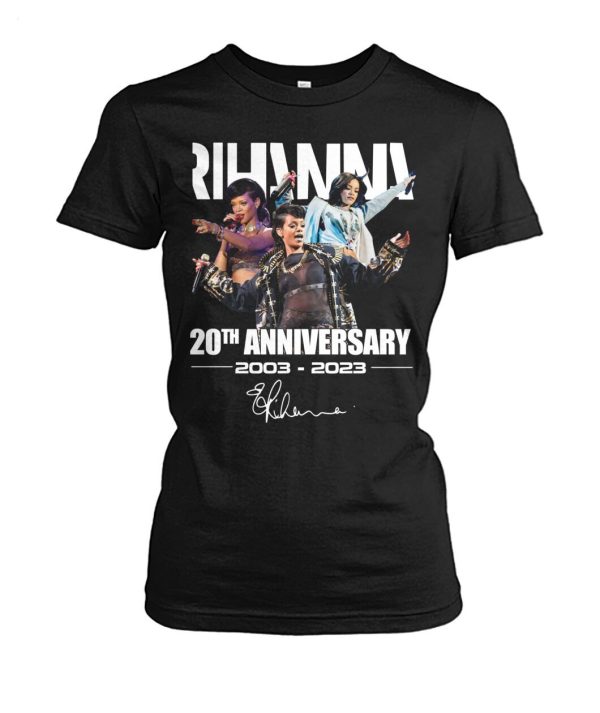 Rihanna 20th Anniversary 2003 – 2023 T-Shirt