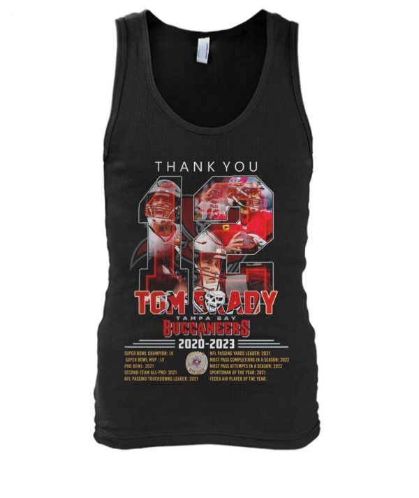 Thank You Tom Brady Tampa Bay Buccaneers 2020 – 2023 T-Shirt