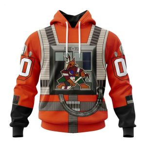NHL Arizona Coyotes Star Wars Rebel Pilot Design Personalized Hoodie