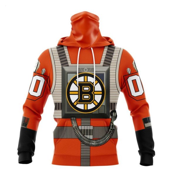 NHL Boston Bruins Star Wars Rebel Pilot Design Personalized Hoodie