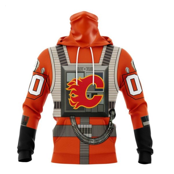 NHL Calgary Flames Star Wars Rebel Pilot Design Personalized Hoodie