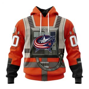 NHL Columbus Blue Jackets Special WWE Design Hoodie