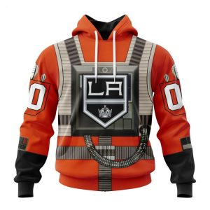NHL Los Angeles Kings Star Wars Rebel Pilot Design Personalized Hoodie