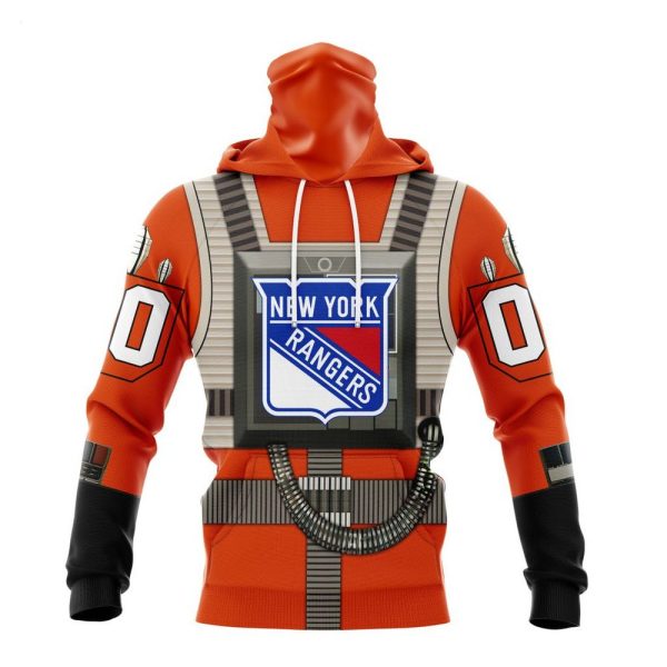 NHL New York Rangers Star Wars Rebel Pilot Design Personalized Hoodie