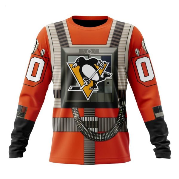 NHL Pittsburgh Penguins Star Wars Rebel Pilot Design Personalized Hoodie