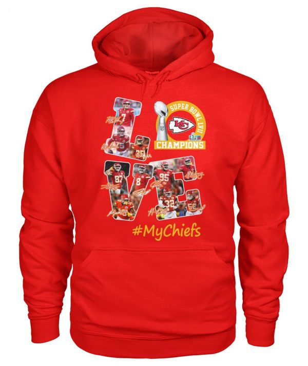 Kansas City Chiefs Super Bowl LVII Champions Love MyChiefs T-Shirt