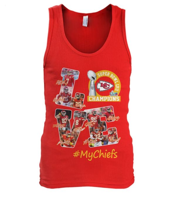 Kansas City Chiefs Super Bowl LVII Champions Love MyChiefs T-Shirt