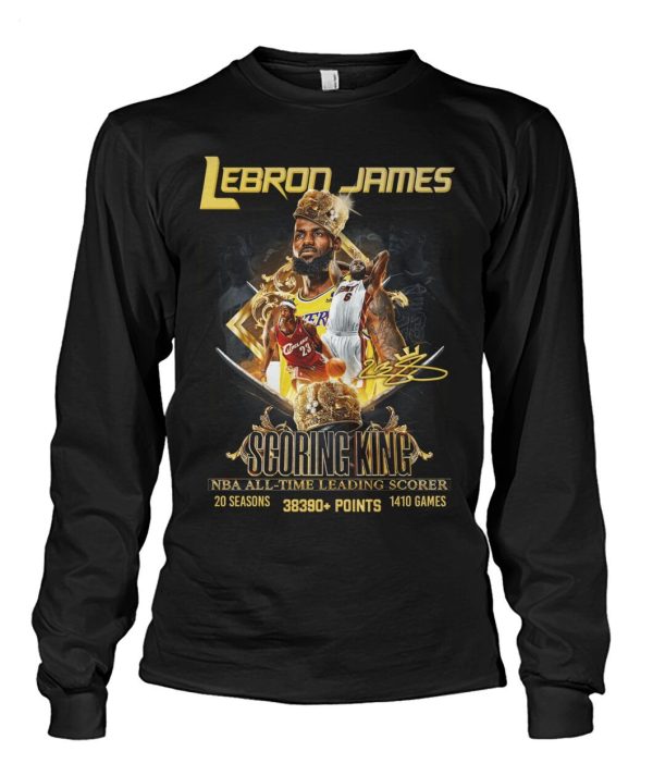 LeBron James Scoring King Nba All Time Leading Scorer T-Shirt