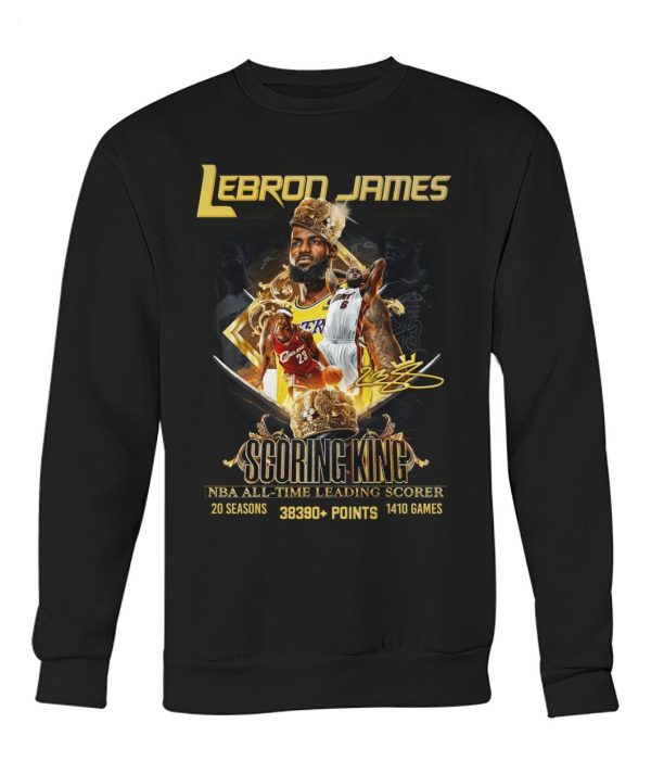 LeBron James Scoring King Nba All Time Leading Scorer T-Shirt