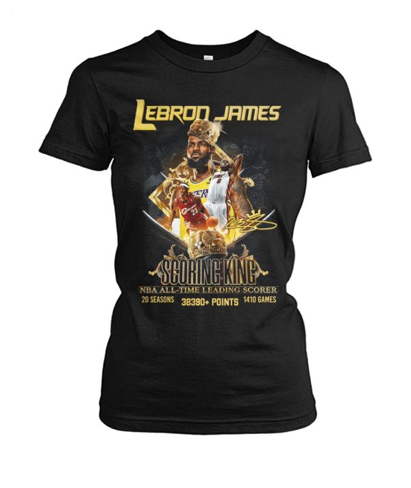 LeBron James Scoring King Nba All Time Leading Scorer T-Shirt