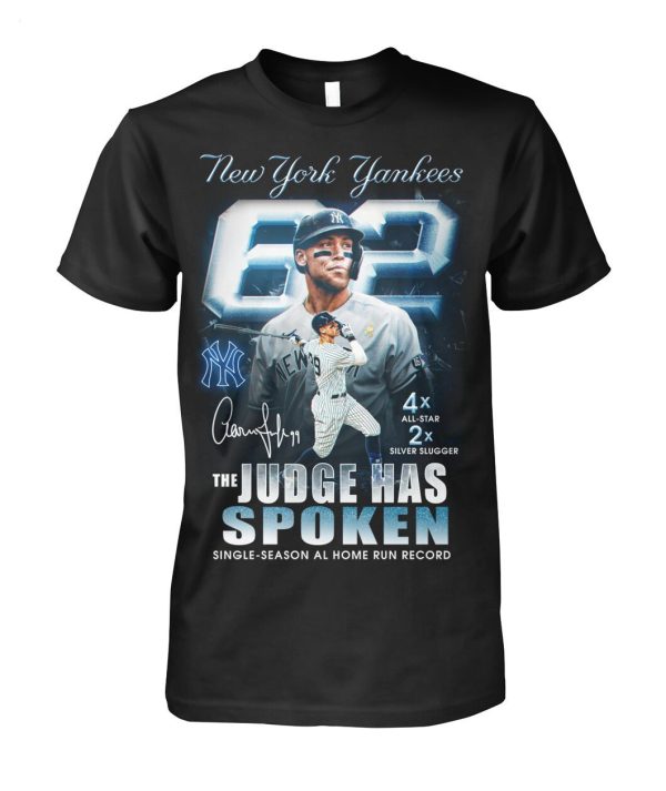 New York Yankees The Judge Has Spoken T-Shirt