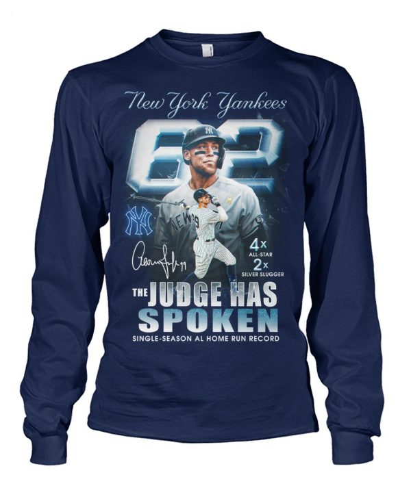 New York Yankees The Judge Has Spoken T-Shirt