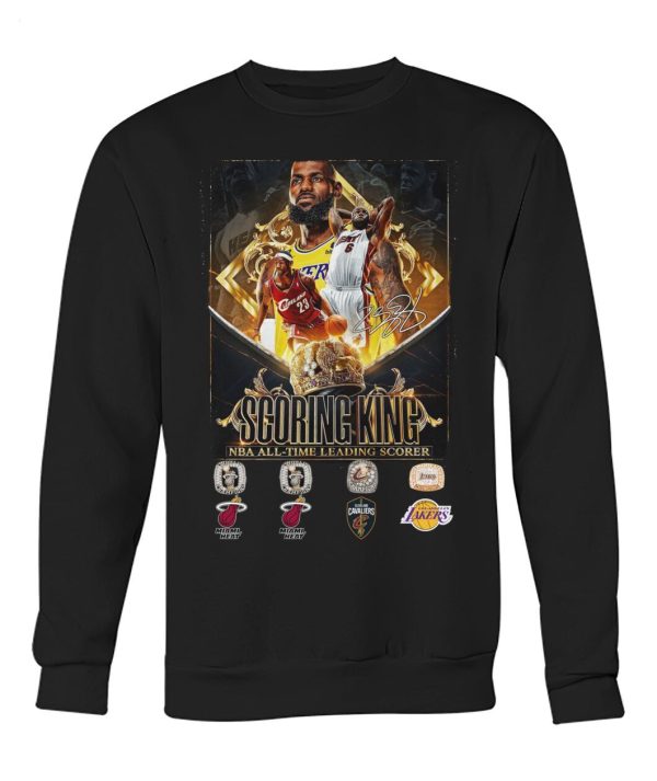 Scoring King Nba All Time Leading Scorer T-Shirt