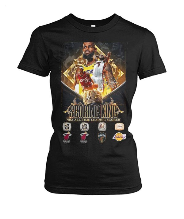 Scoring King Nba All Time Leading Scorer T-Shirt