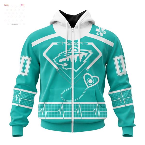 NHL Minnesota Wild Personalized Special Design Honoring Healthcare Heroes Hoodie