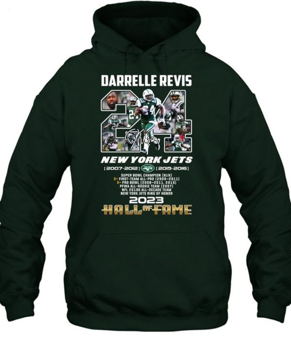 Darrelle Revis New York Jets 2007 – 2012, 2015 – 2016 Hall Of Fame 2023 T-Shirt