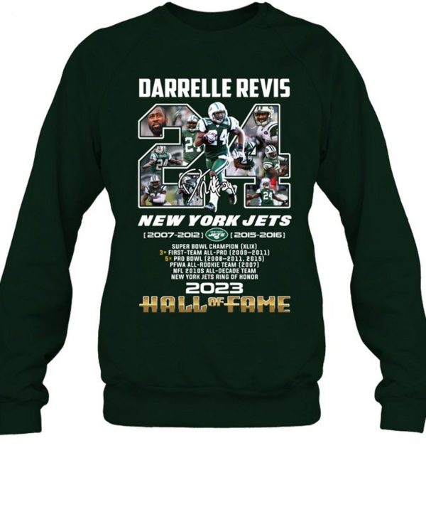 Darrelle Revis New York Jets 2007 – 2012, 2015 – 2016 Hall Of Fame 2023 T-Shirt