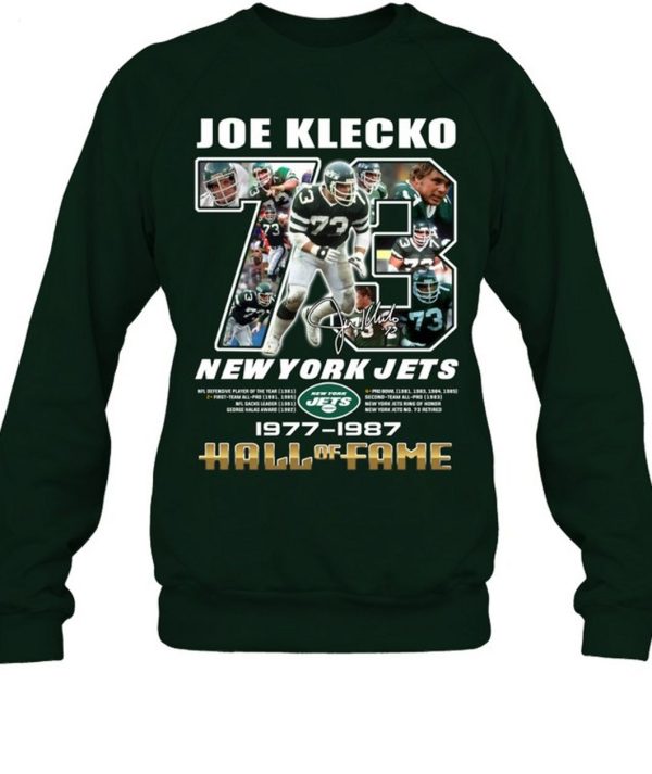 Joe Klecko New York Jets 1977 – 1987 Hall Of Fame T-Shirt