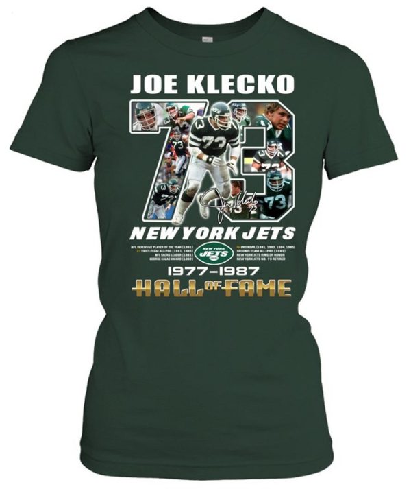 Joe Klecko New York Jets 1977 – 1987 Hall Of Fame T-Shirt