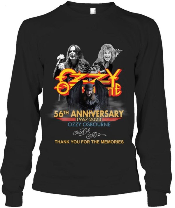 Thank You For The Memories Ozz 56th Anniversary 1967 – 2023 T-Shirt