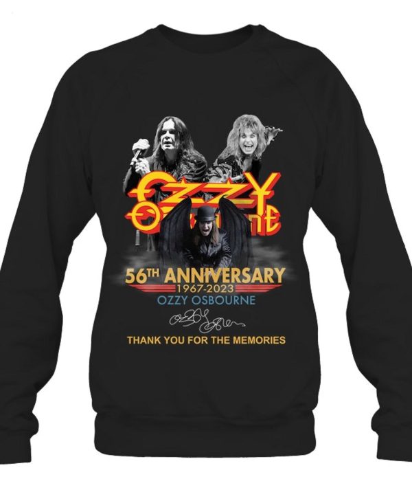 Thank You For The Memories Ozz 56th Anniversary 1967 – 2023 T-Shirt