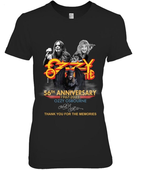 Thank You For The Memories Ozz 56th Anniversary 1967 – 2023 T-Shirt