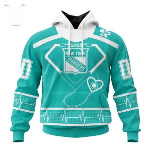 NHL New York Rangers Personalized Special Design Honoring Healthcare Heroes Hoodie