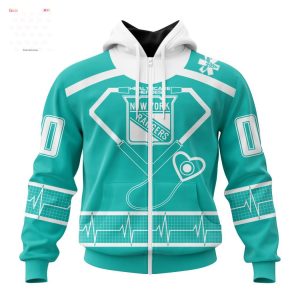NHL New York Rangers Personalized Special Design Honoring Healthcare Heroes Hoodie