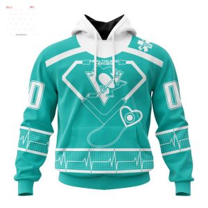 Personalized NHL Pittsburgh Penguins x Kiss Band V2 Style Hoodie 3D