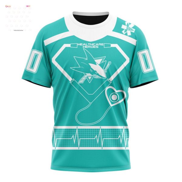 NHL San Jose Sharks Personalized Special Design Honoring Healthcare Heroes Hoodie