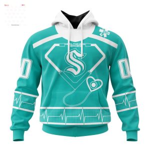 NHL Seattle Kraken Personalized Special Design Honoring Healthcare Heroes Hoodie