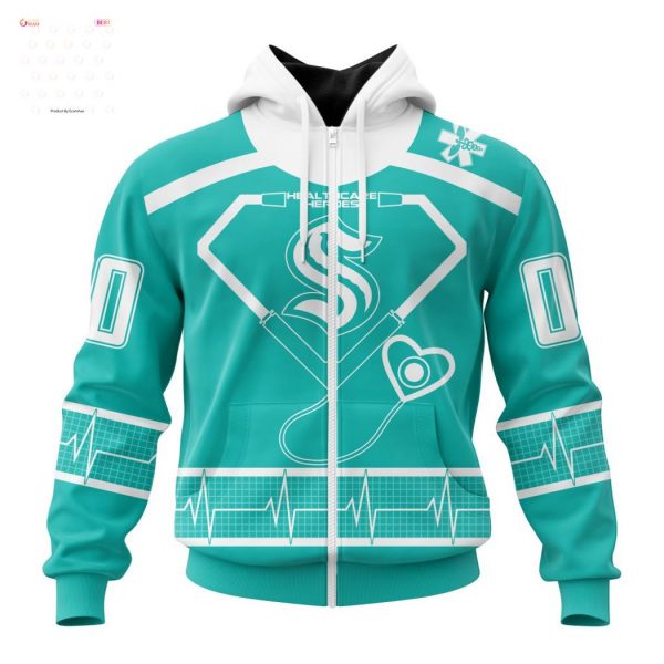 NHL Seattle Kraken Personalized Special Design Honoring Healthcare Heroes Hoodie