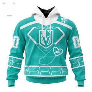 NHL Vegas Golden Knights Special Colour Rush Design Hoodie