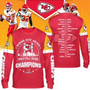 NFL Kansas City Chiefs AFC Championship 2023 3D Hoodie, Sweatshirt, T-Shirt