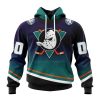 Persionalized NHL Arizona Coyotes Special Retro Gradient Design Hoodie