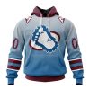 Persionalized NHL Columbus Blue Jackets Special Retro Gradient Design Hoodie