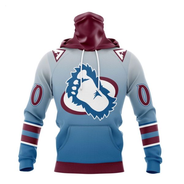 Persionalized NHL Colorado Avalanche Special Retro Gradient Design Hoodie