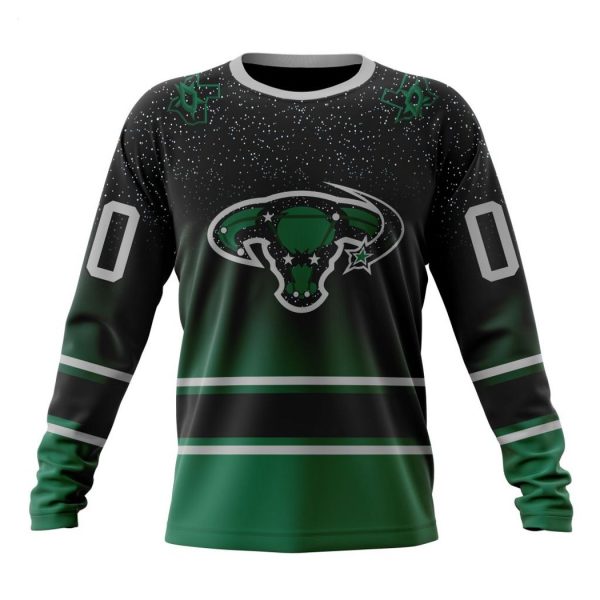 Persionalized NHL Dallas Stars Special Retro Gradient Design Hoodie