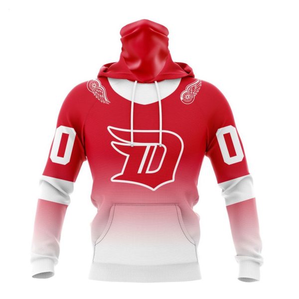 Persionalized NHL Detroit Red Wings Special Retro Gradient Design Hoodie