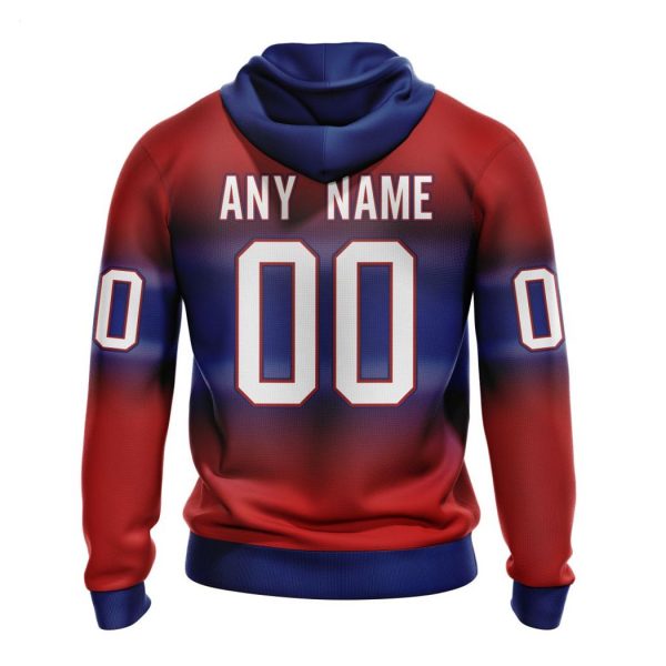 Persionalized NHL Montreal Canadiens Special Retro Gradient Design Hoodie