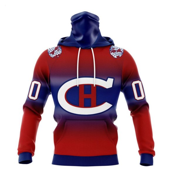 Persionalized NHL Montreal Canadiens Special Retro Gradient Design Hoodie