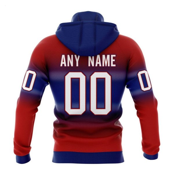 Persionalized NHL Montreal Canadiens Special Retro Gradient Design Hoodie