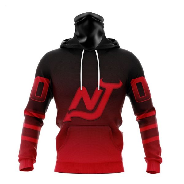 Persionalized NHL New Jersey Devils Special Retro Gradient Design Hoodie