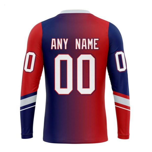 Persionalized NHL New York Rangers Special Retro Gradient Design Hoodie