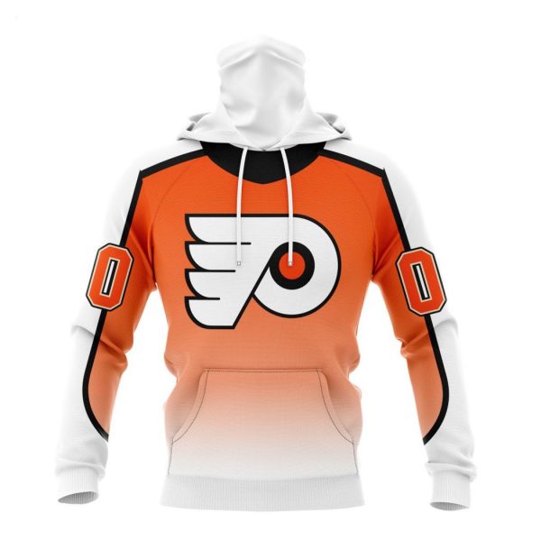 Persionalized NHL Philadelphia Flyers Special Retro Gradient Design Hoodie