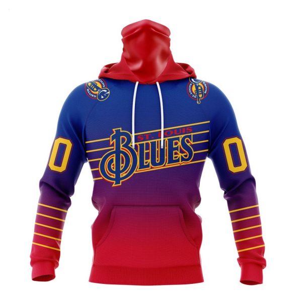 Persionalized NHL St. Louis Blues Special Retro Gradient Design Hoodie