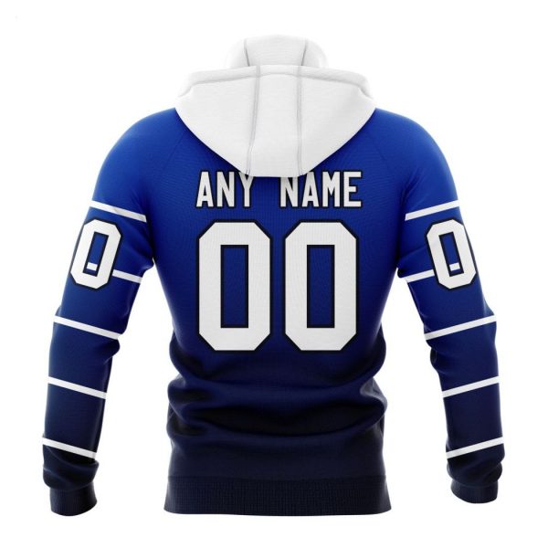 Persionalized NHL Toronto Maple Leafs Special Retro Gradient Design Hoodie