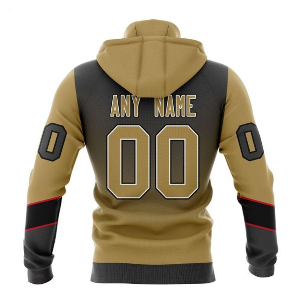 Persionalized NHL Vegas Golden Knights Special Retro Gradient Design Hoodie